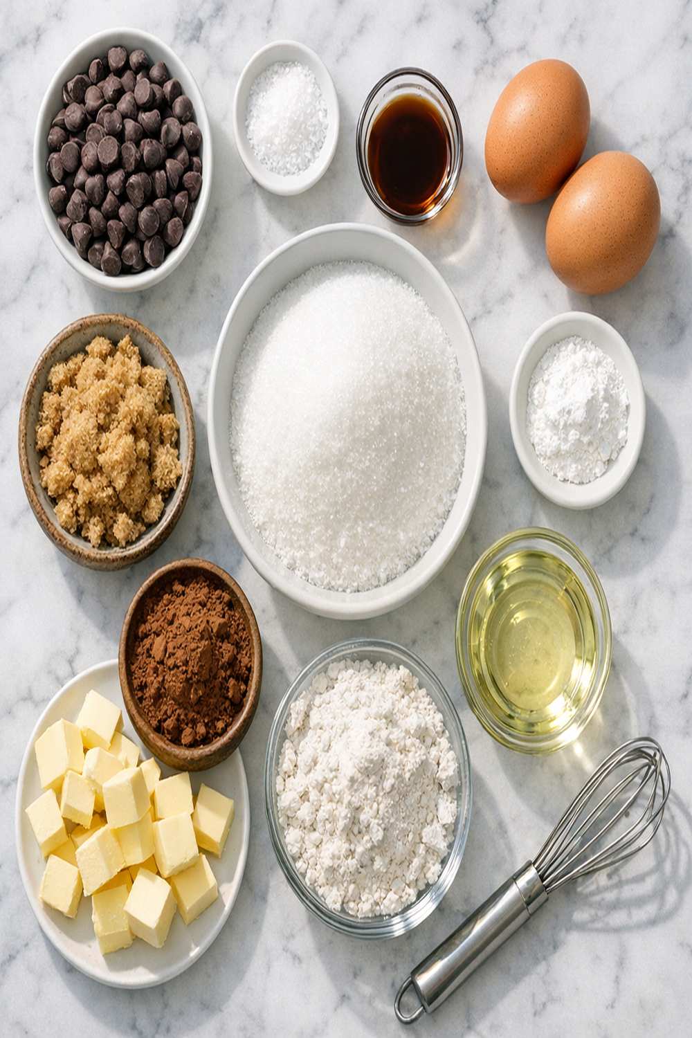 9x9 Brownie Recipe ingredients