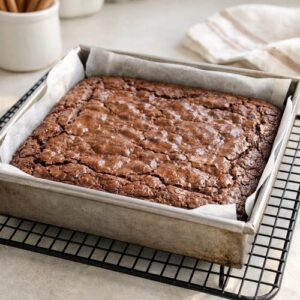 9X9 Brownie Recipe Fudgy step 9