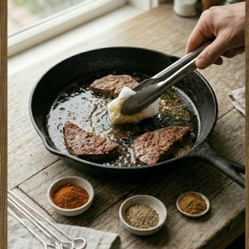 Step 5: Grease the Grill Step 5: Grease the Grill