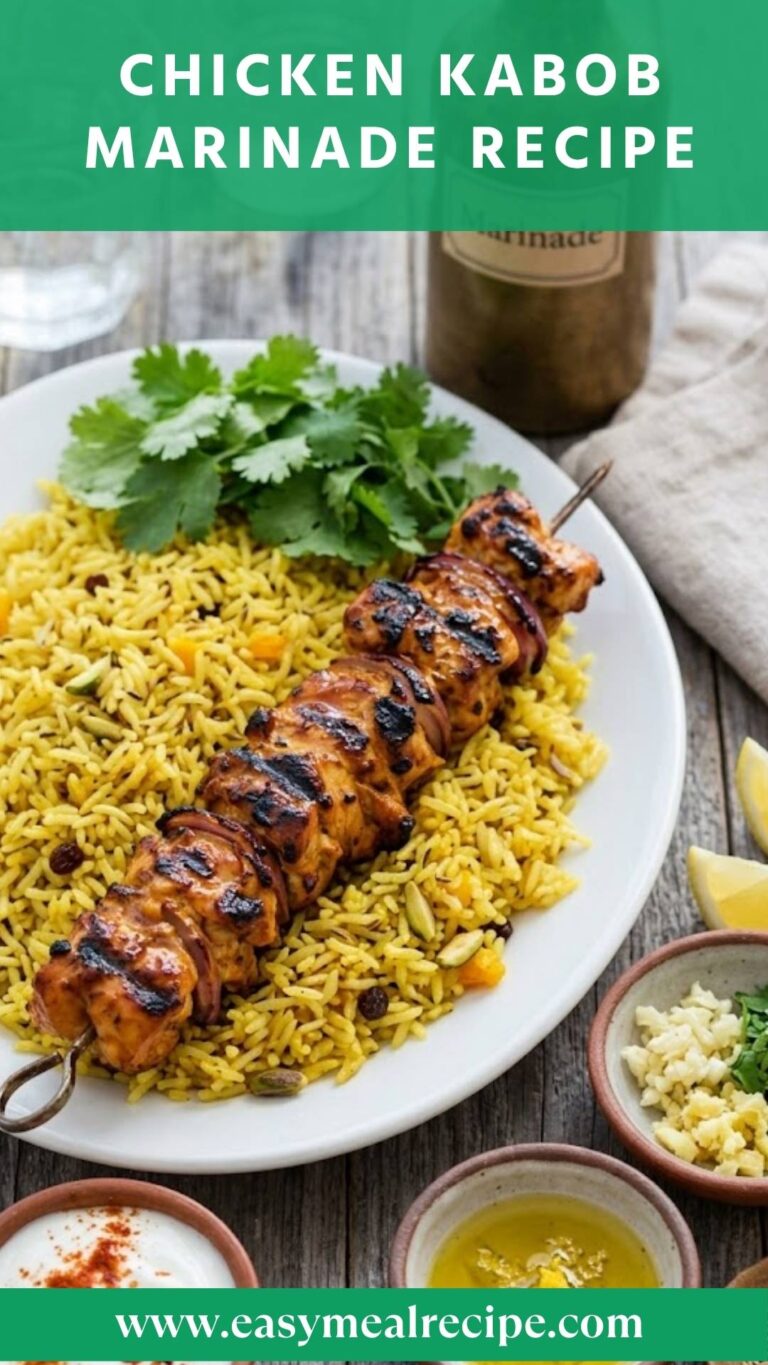 Chicken Kabob Marinade Recipe – Easy Meal Recipe