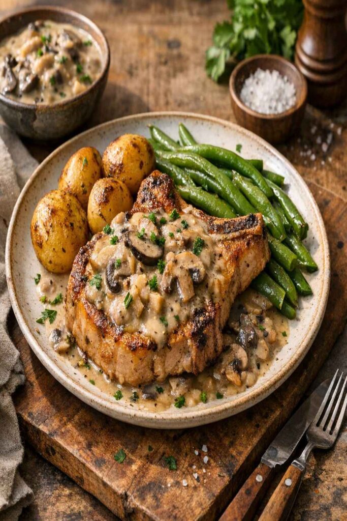 Baked Pork Chop With Mushroom Soup Recipe