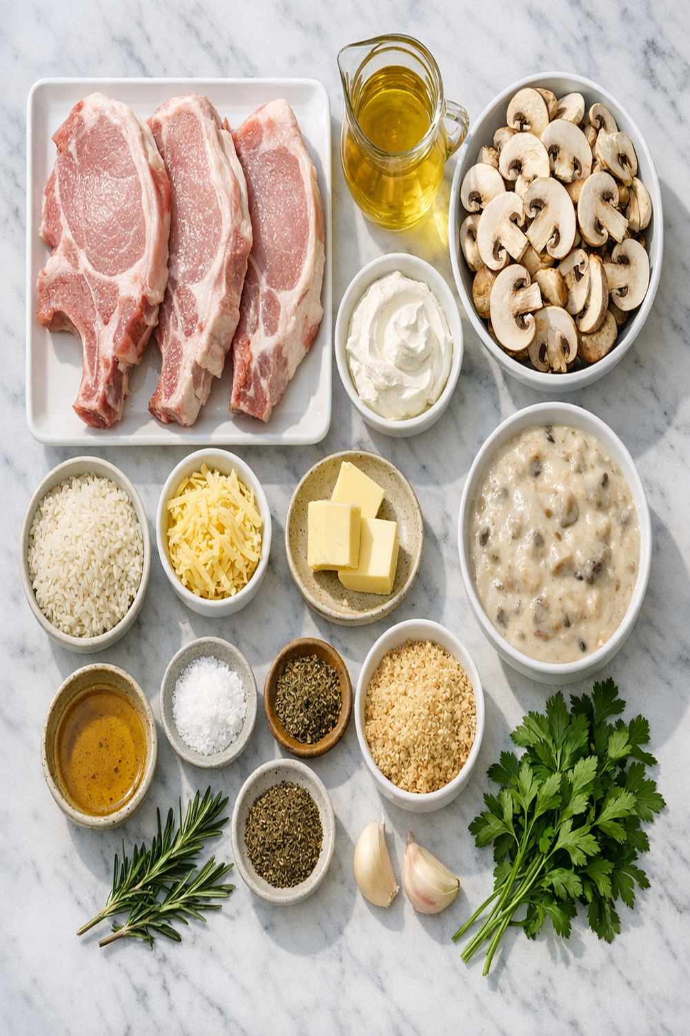 Baked Pork Chop With Mushroom Soup Recipe ingredients