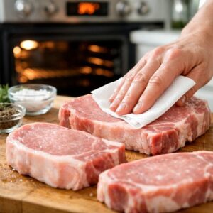 Baked Pork Chop With Mushroom Soup Recipe step 1
