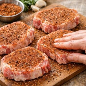 Baked Pork Chop With Mushroom Soup Recipe step 2