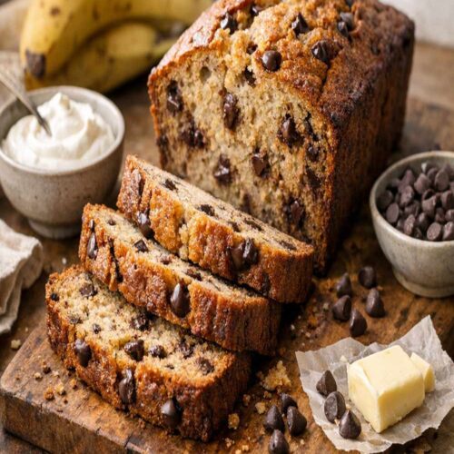 Banana Bread Sour Cream Chocolate Chip Recipe