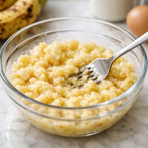 Step 2: Mash Your Bananas and Measure Correctly
