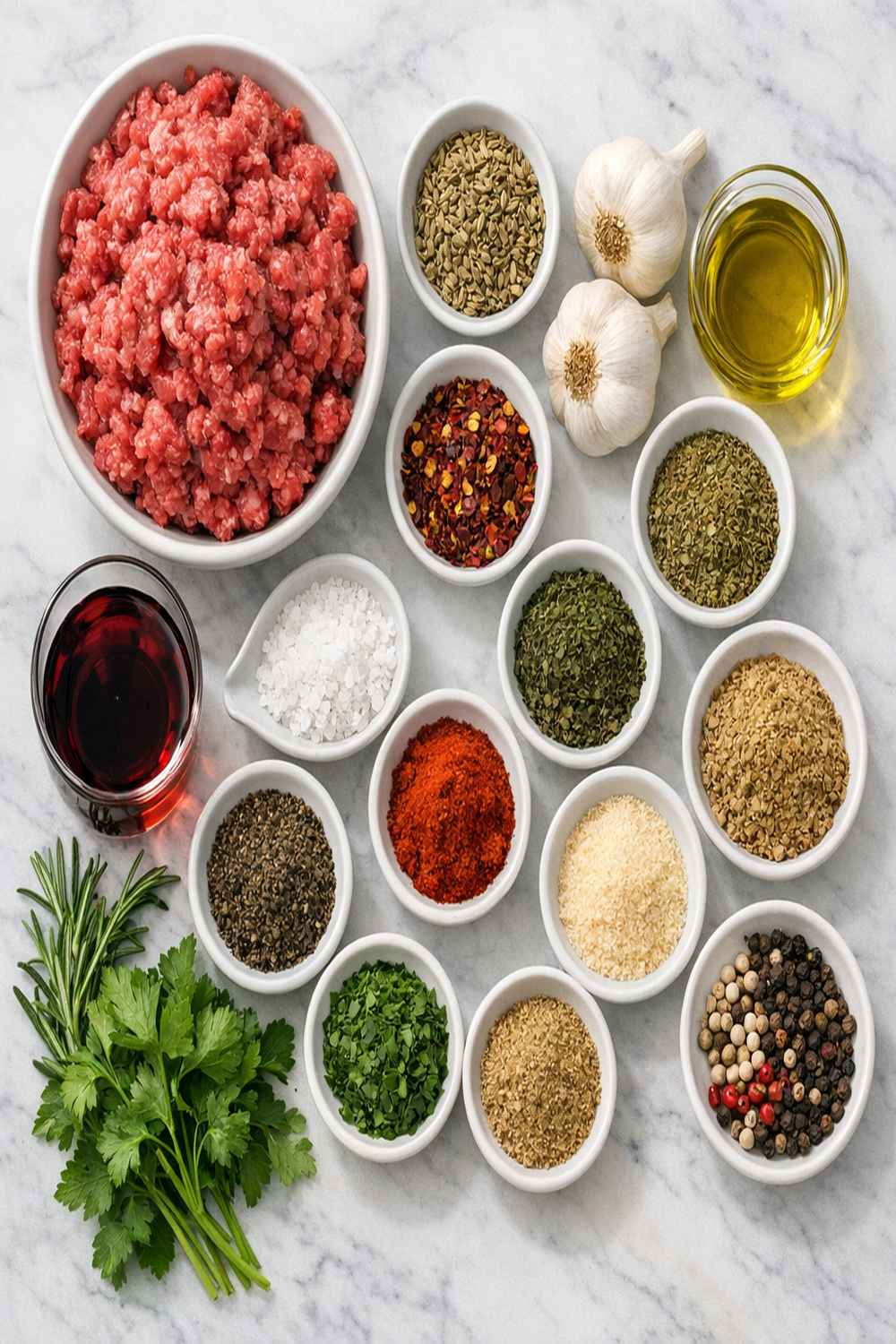 Beef Italian Sausage Recipe ingredients