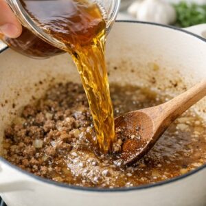 Beef Macaroni Soup Recipe step 3