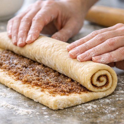 Step 5: Roll Jelly-Roll Style and Slice