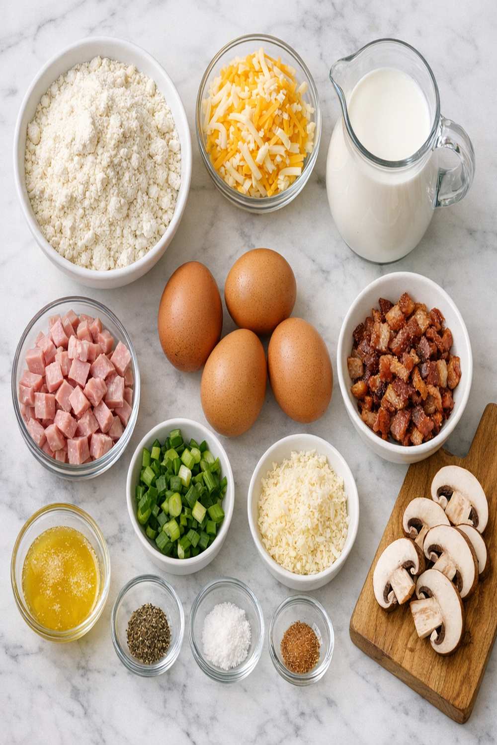Bisquick Impossible Quiche Recipe ingredients
