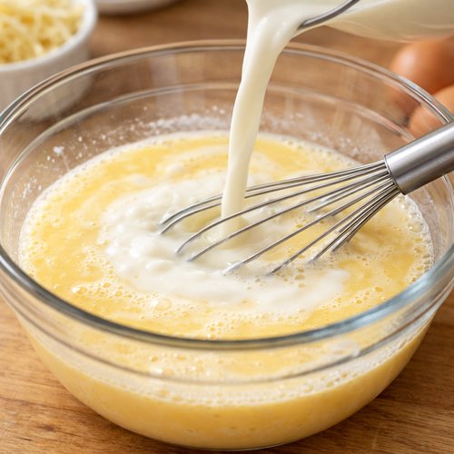 Step 5: Stir in the Milk