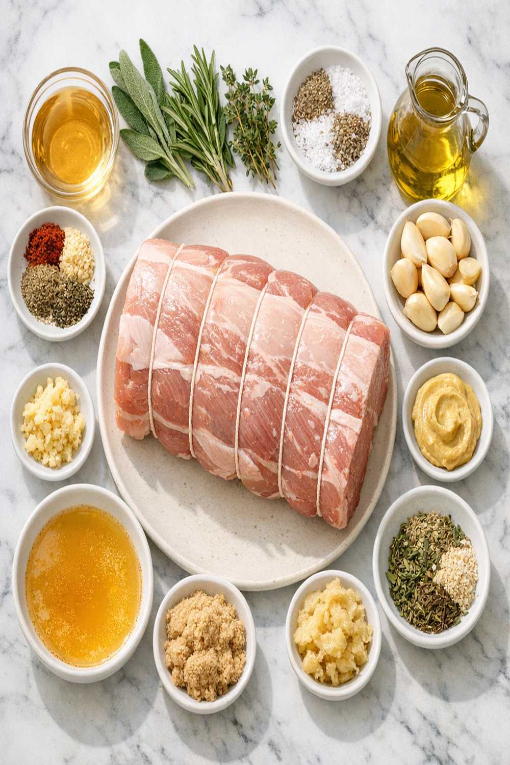 Boneless Pork Loin Roast Recipe ingredients