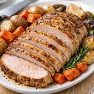 Boneless Pork Loin Roast Recipe Keto Vegan Glutenfree step 11