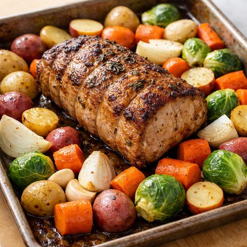 Step 8: Add Vegetables and Continue Roasting