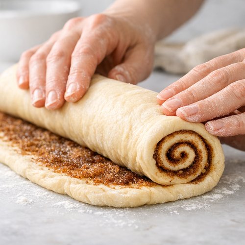 Step 7: Roll, Seal, and Slice