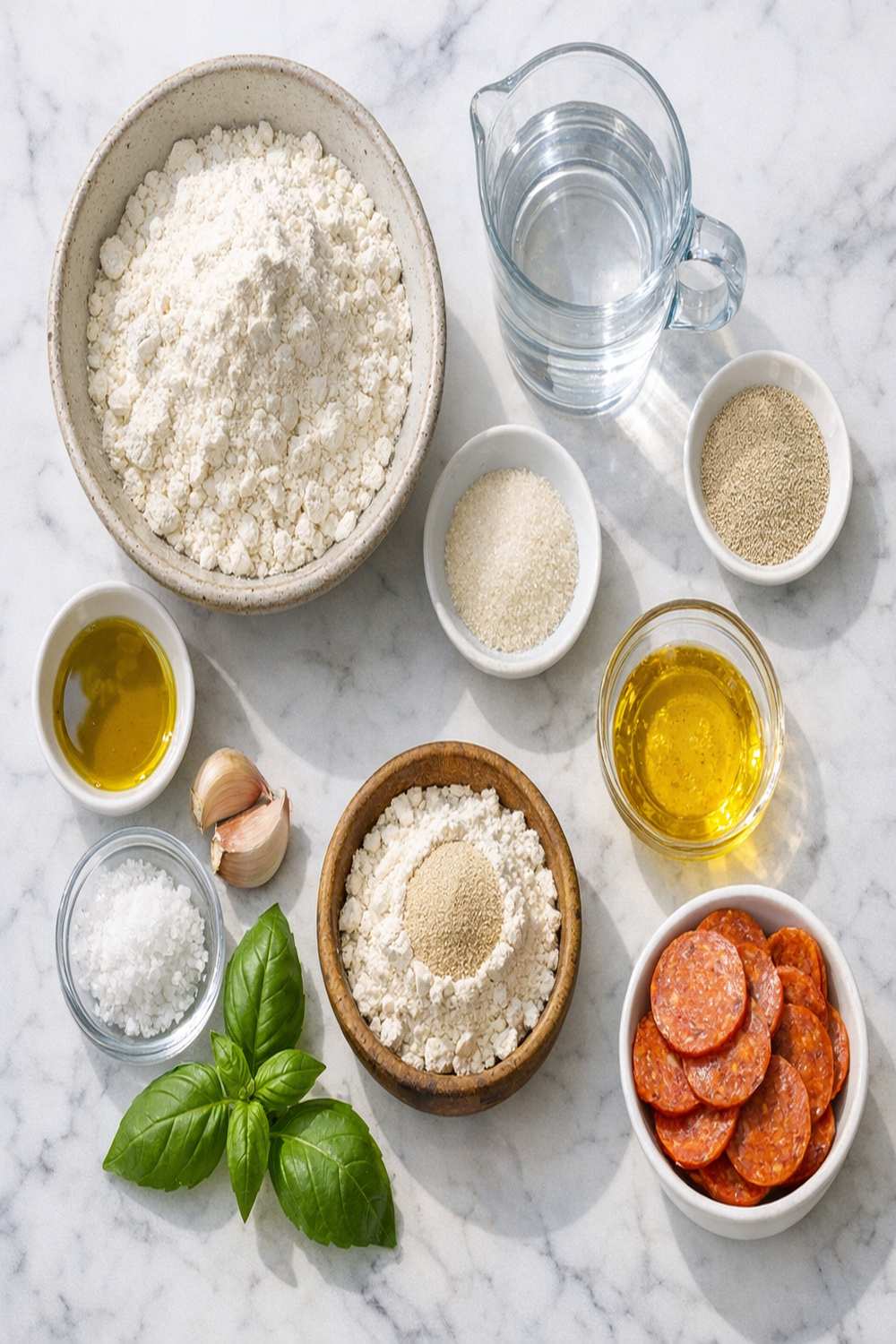 Calzone Pizza Dough Recipe ingredients