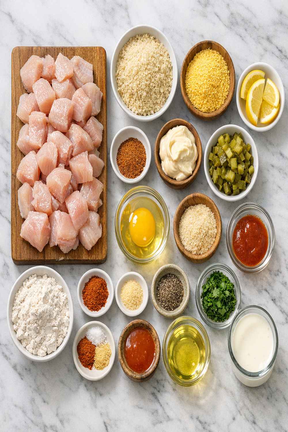 Catfish Nugget Recipe ingredients