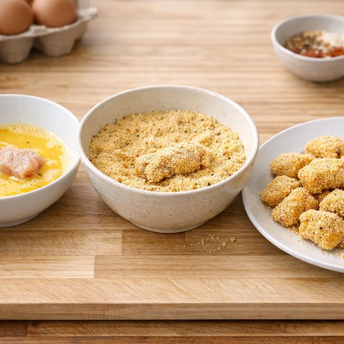 Step 5: Bread Your Fish Using the Three-Bowl Method