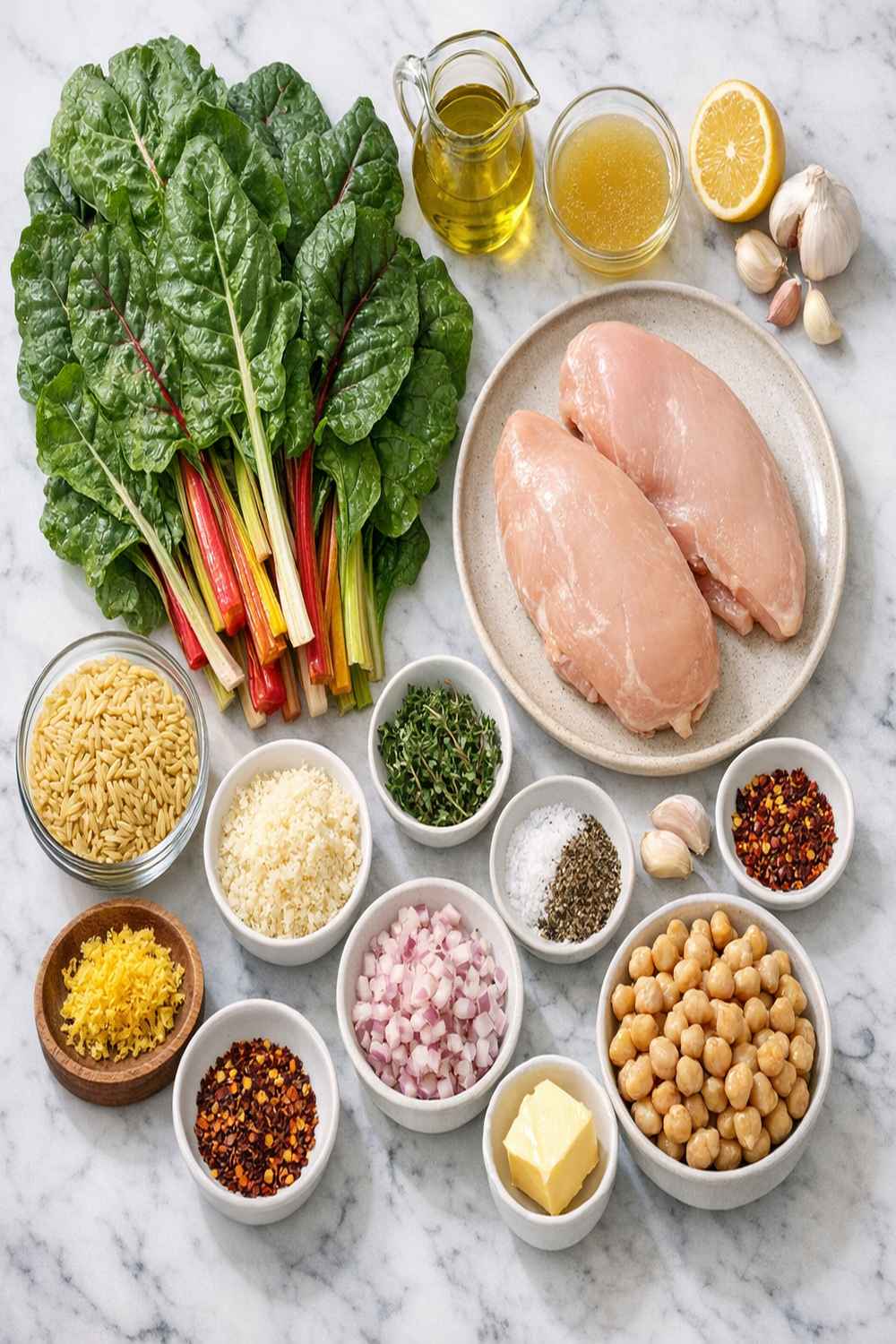 Chard And Chicken Recipe ingredients
