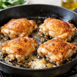 Creamy Chard Chicken Thighs Recipe step 2